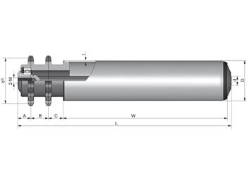 Steel Double Sprocket Conveyor Roller Model 2421