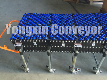 Flexible Plastic Skate Wheel Conveyor