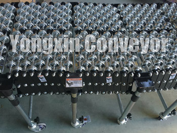 Flexible Steel Skate Wheel Conveyor