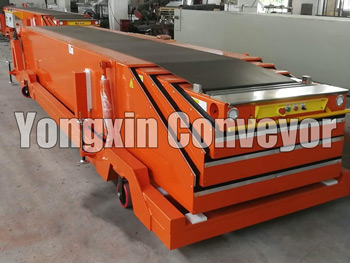 Telescopic Belt Conveyor-Mobile By Casters