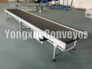 Medium Duty Aluminium Frame PVC Belt Conveyor
