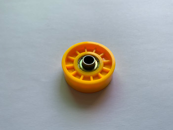 Plastic Skate Wheel, Ribbed Side