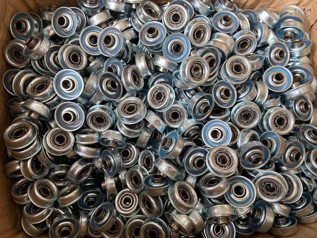 thumbnail image 2 of 45112 Flanged Steel Roller Bearings – Replaces Craftsman 189159 EHP Wheel – 2 Pack 2 of 6